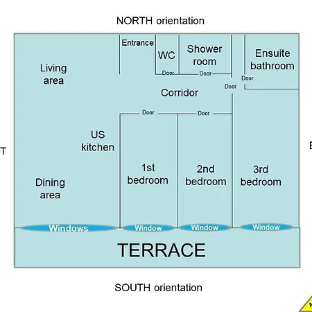 Martinez Area: Modern 3 Bedrooms W/ Terrace 公寓 戛纳